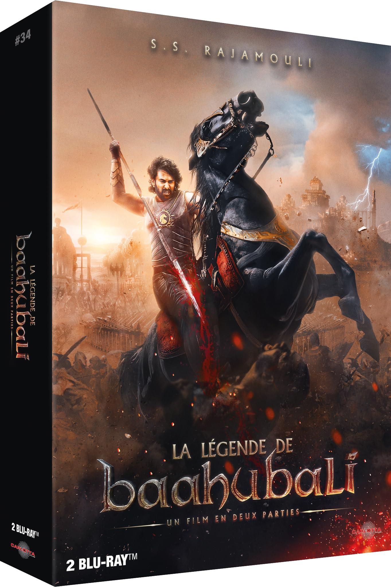 La légende de Baahubali - Parties 1 et 2 - EPL #34 - 2 Blu-ray + Memorabilia