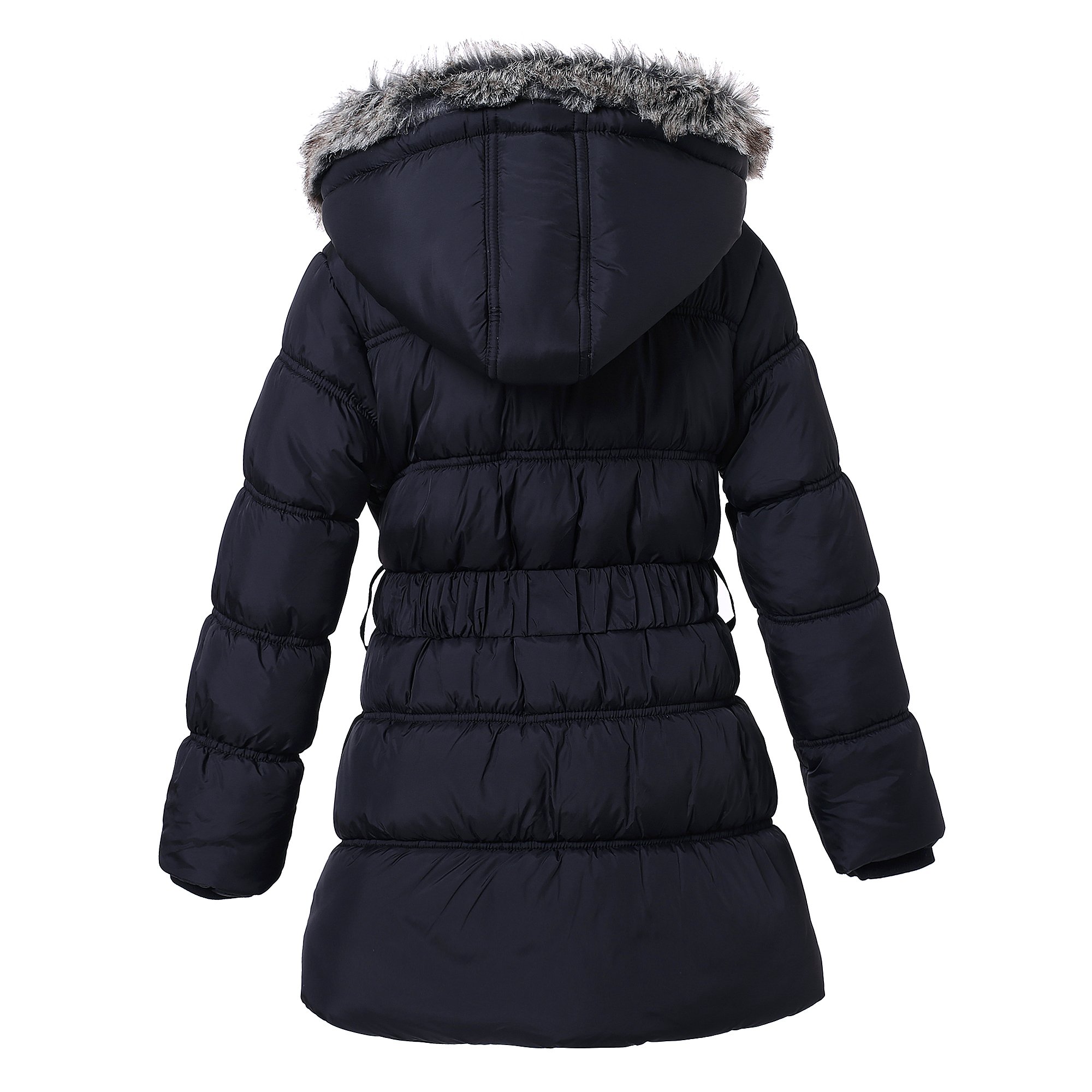 Richie House Girls Padding Jacket with Ruffled Mesh RH1395 Size 3-14Y product thumbnail 3
