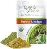 Davis Finest - Henna & Indigo Powder - 500g Combo Pack (250g Each) - 100% Organic Hair & Beard Dye - Natural Colouring for Men & Women - Softening, Thickening & Volumising - PPD-Free & Vega