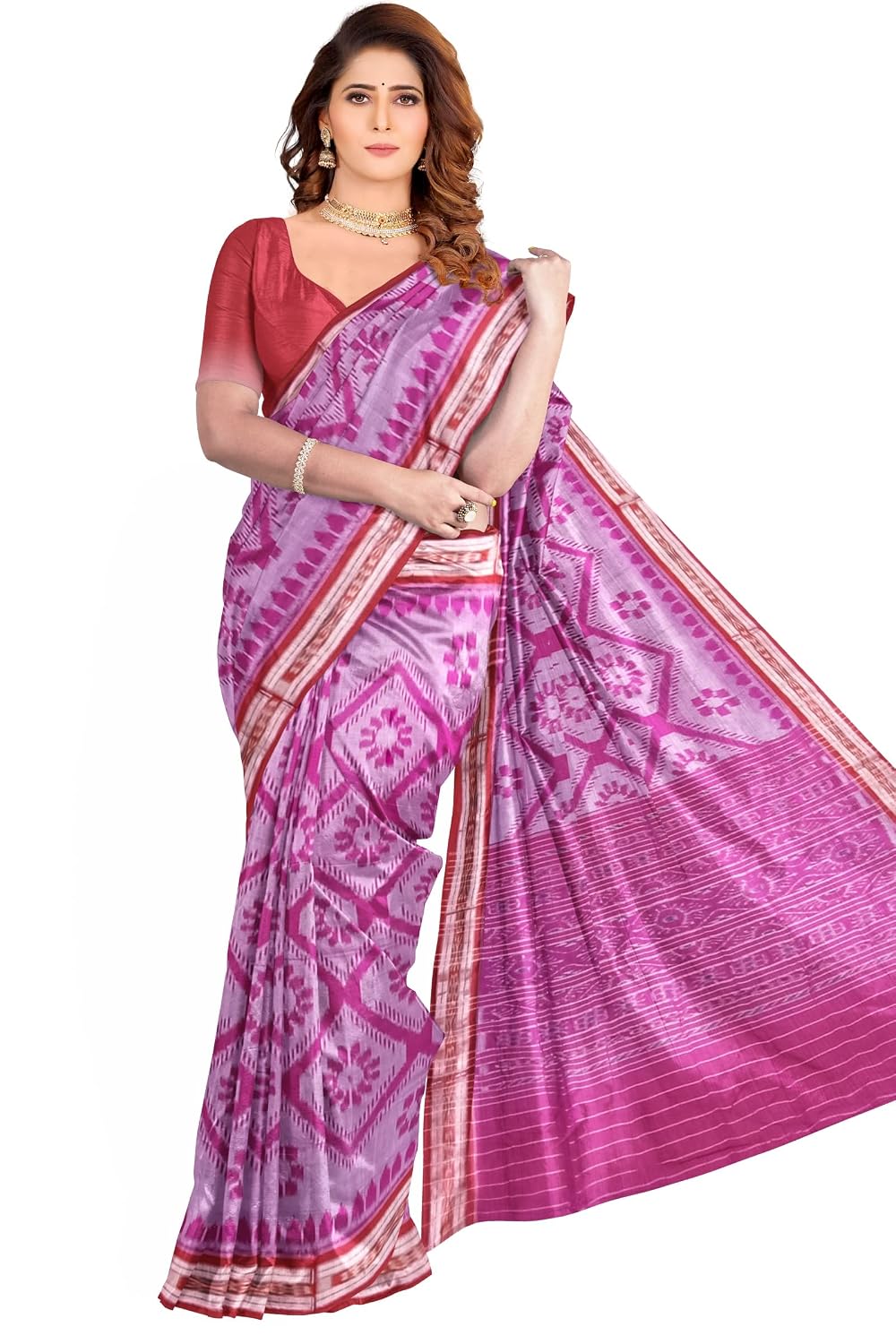 Sambalpuri Handloom Saree Women's Cotton Saree Odisha Handloom Handmade Pure Cotton Khandua Natural Cotton Ikat Sambalpuri... - Review, Price and Buying Guide