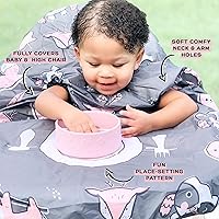 Vista 12 de grabease Allover Waterproof Bib for Self-Feeding Infants and Toddlers, Machine Washable, Ages 6-24 Months