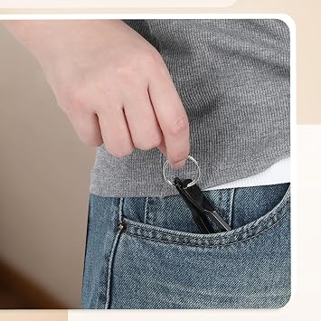4-in-1 Keychain Screwdriver Set, Multi-Functional Cool Gadgets Tools with Cross Recess and Slotted, Stocking Stuffers for Men Adults, Christmas Gifts for Men Husband Dad Boyfriend