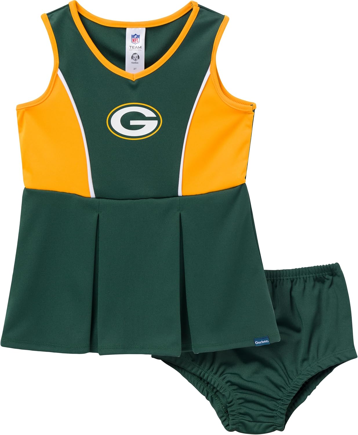 Gerber NFL Baby-Girls NFL Cheerleader Dress and Bloomer Set