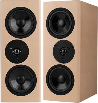 Parts Express TriTrix MTM Speaker Kit Pair with Knock-Down Cabinets