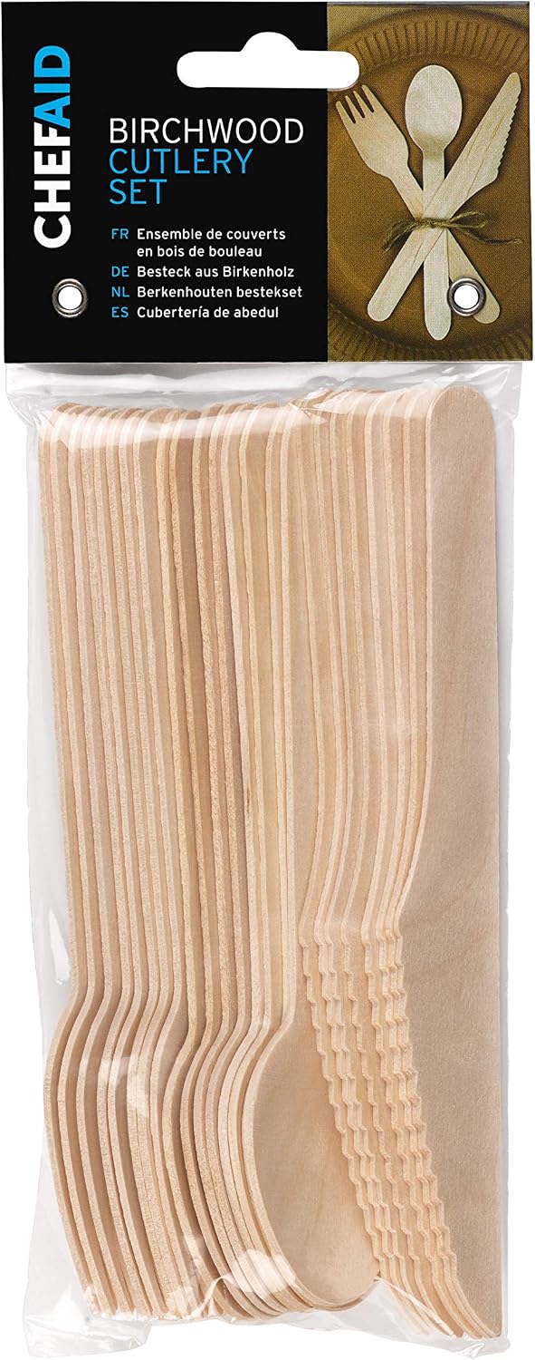 Chef Aid Wooden Cutlery 24...