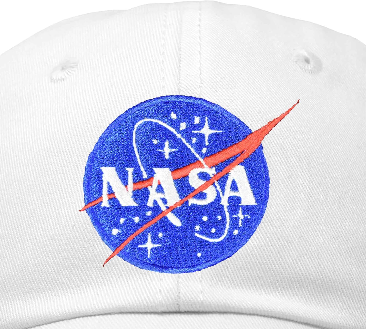 DALIX NASA Embroidered Mens Womens Cotton Dad Hat Baseball Cap Adjustable - Image 2
