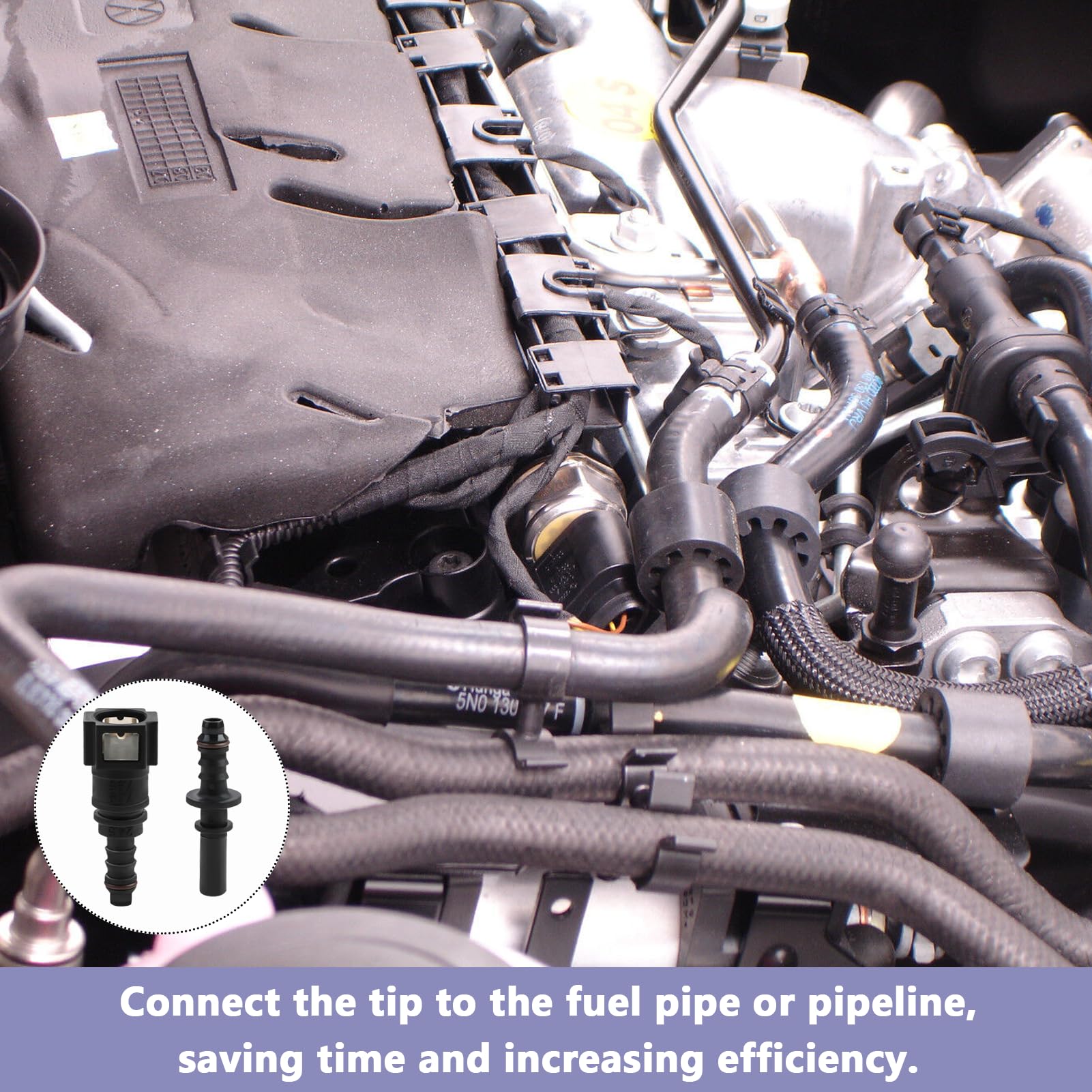 2x Controparte Rapido Linea Del Carburante Connettore 7,89 X 8mm - Foto 12