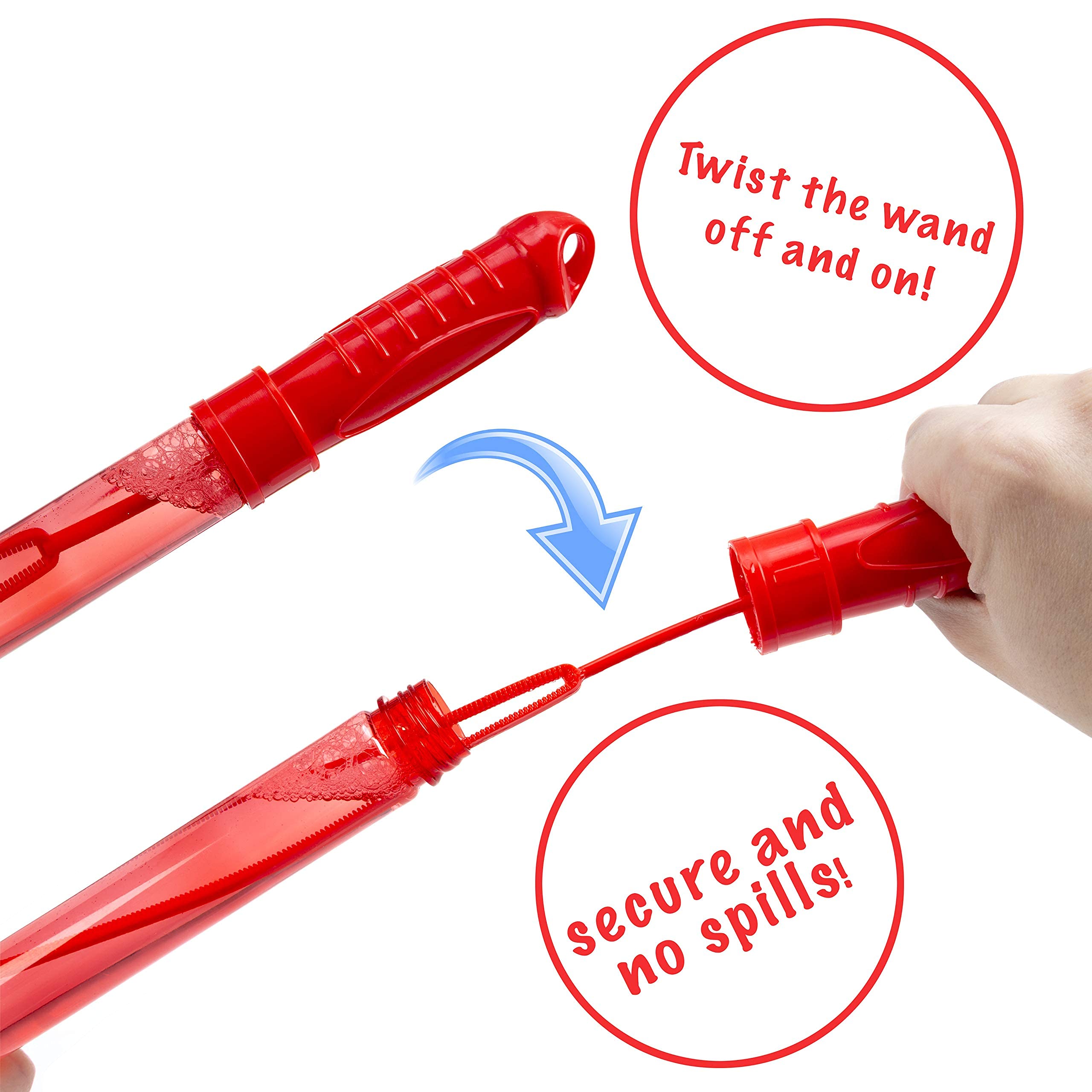 abeec Giant Bubble Swords Pack of 6 118ml Assorted Giant Bubble