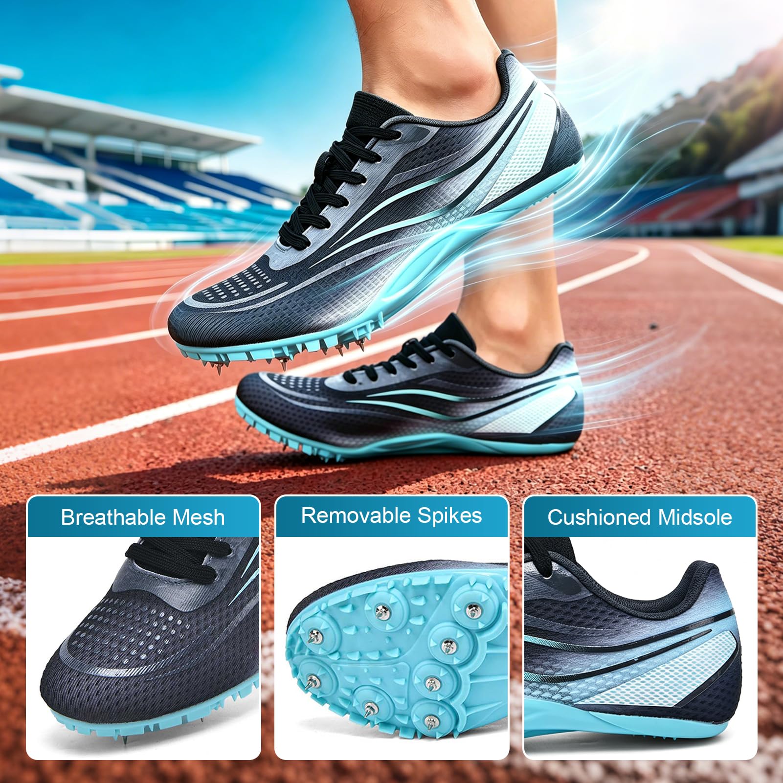 Scarpe Atletica Leggera, Unisex Stivali Running Professioni