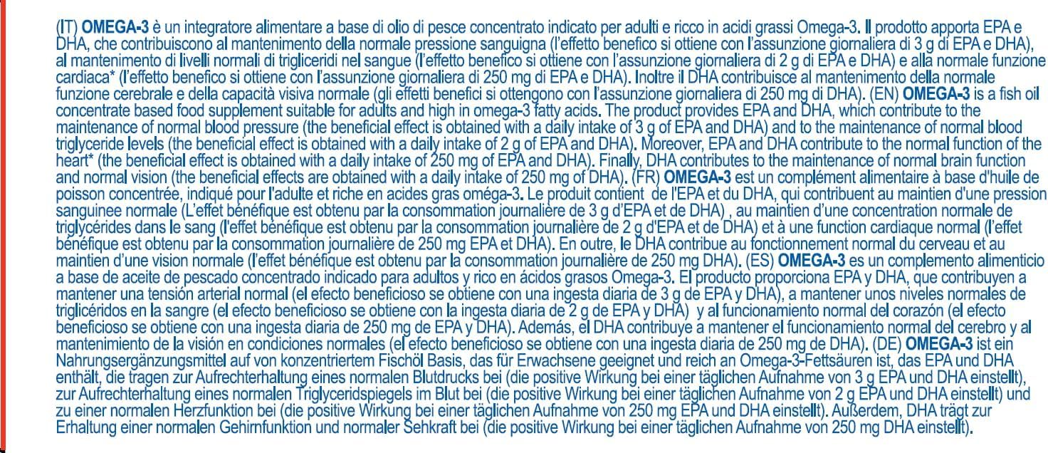YAMAMOTO RESEARCH Omega-3 IFOS™ 60 softgels, Integratore alimentare di Omega-3, per sostenere la salute cardiovascolare