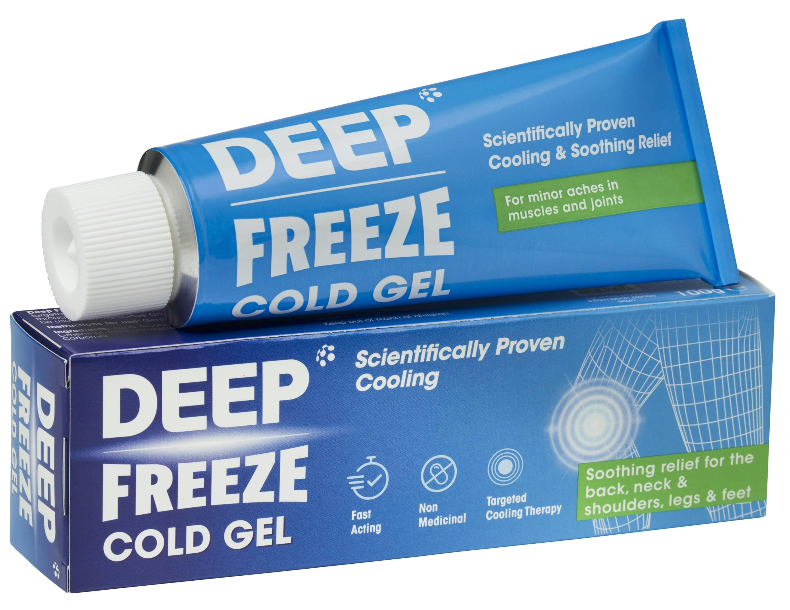 Deep Freeze Cooling Gel for Muscle & Joint Comfort - 35g Fast-Absorbing