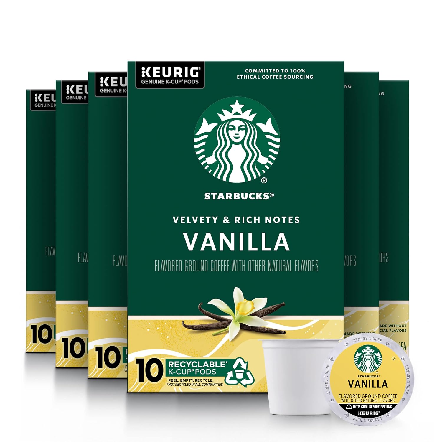 Starbucks Flavored K-Cup Coffee Pods 