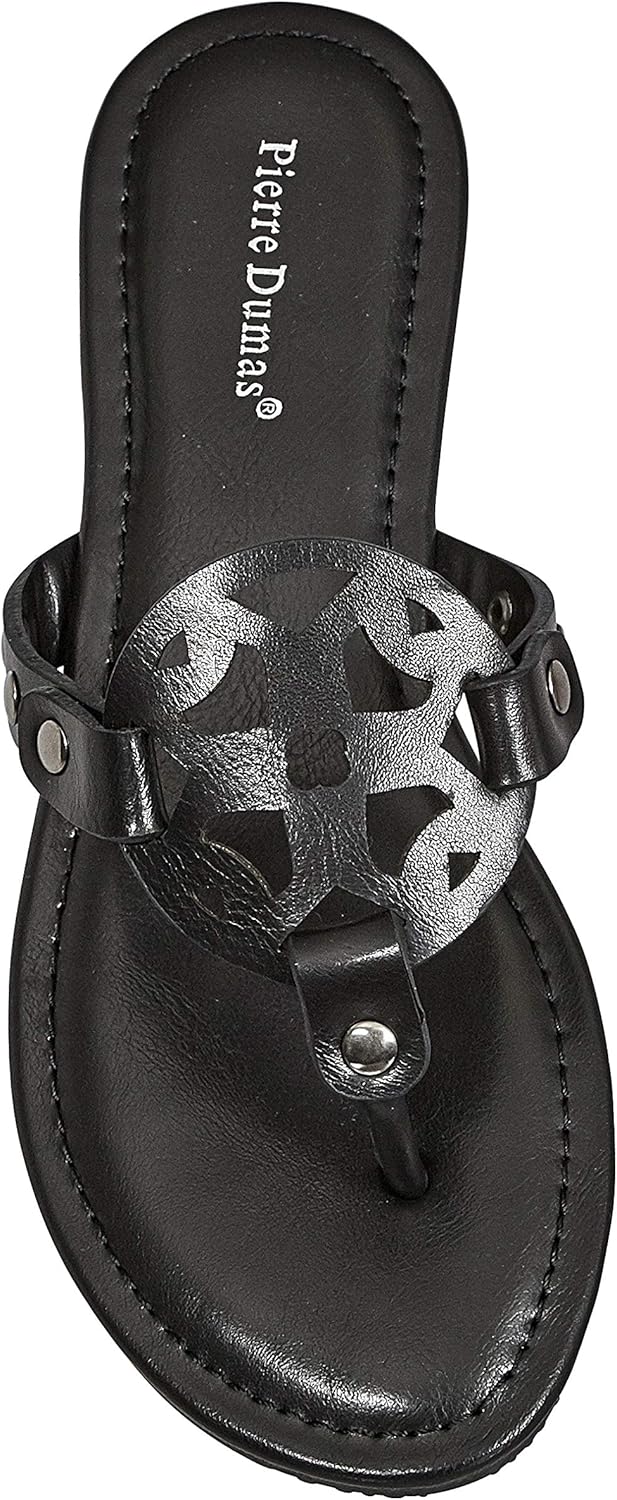 Pierre Dumas Women's Limit-20 Sandal 6 Black