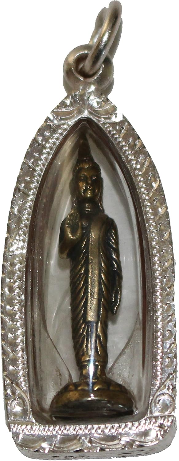 Buddha QuanYin Pendant in .999 Fine Silver Casing