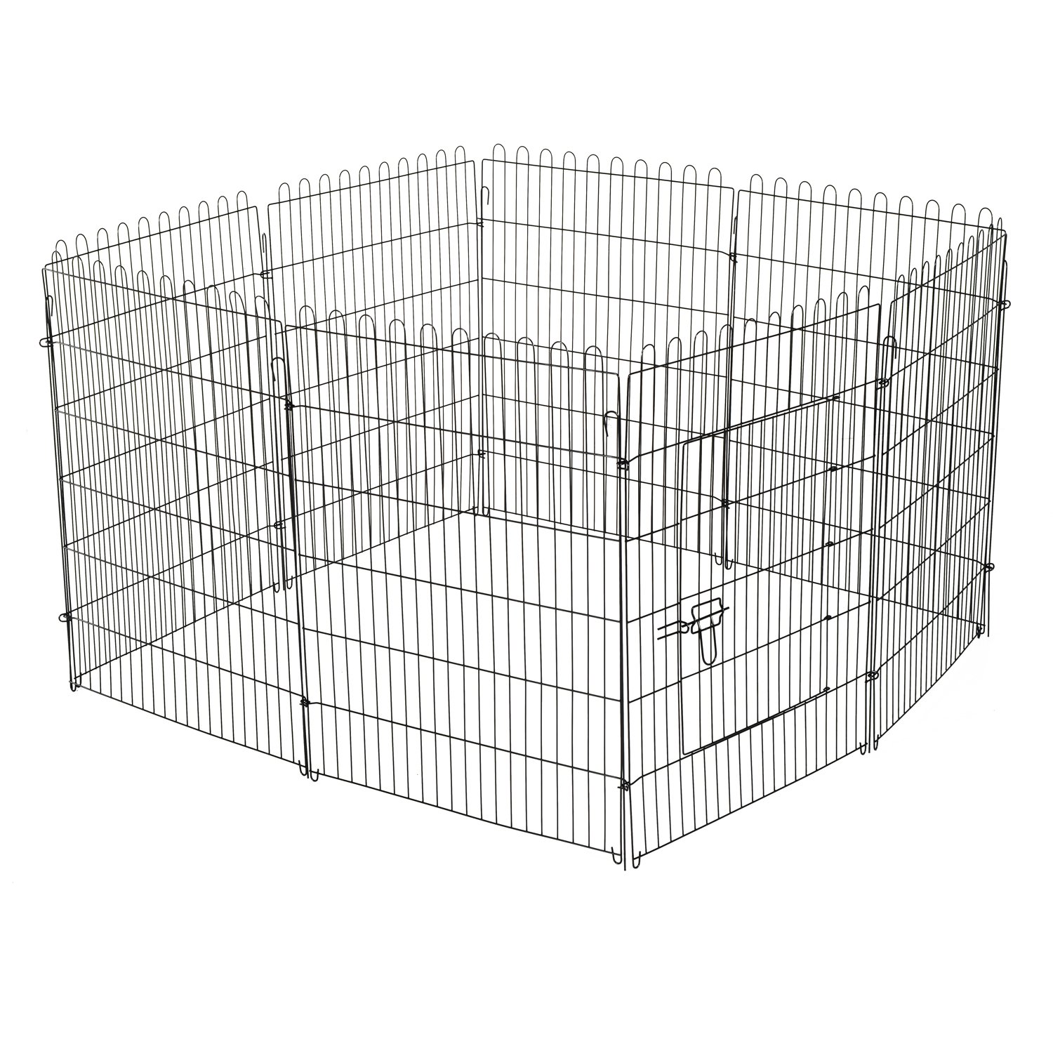 PawHut® Welpenauslauf Welpenzaun Laufstall Freilaufgehege Welpengitter 5 Maßen: Maße: 71x61cm