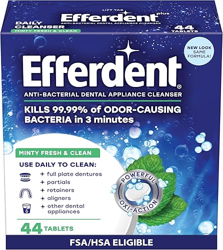 Limpiador de dentadura Efferdent Anti-Bacterial, 1, 1