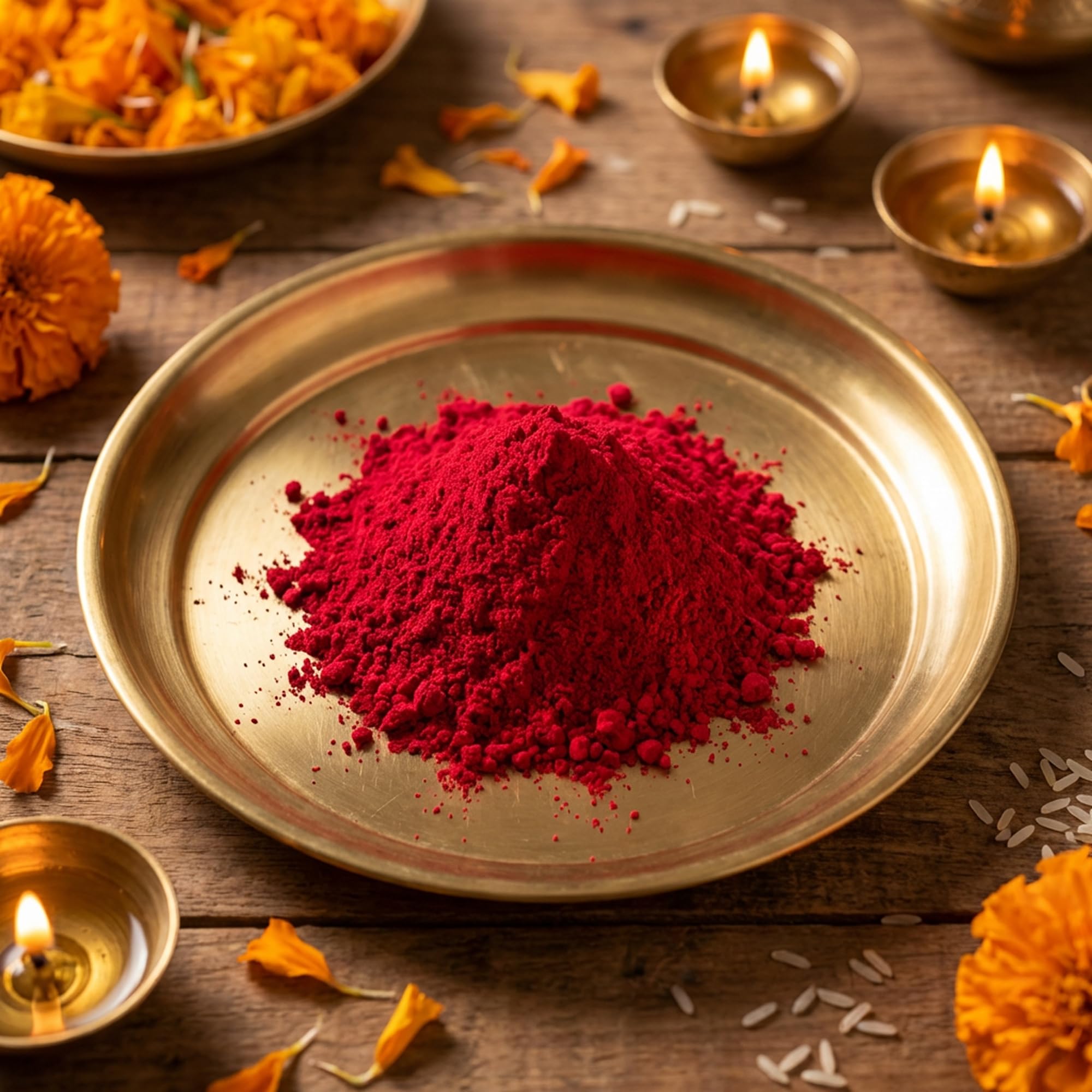 Pure Red Kumkum - Natural & Chemical Free -8 Pure Red Kumkum - Natural & Chemical Free -8