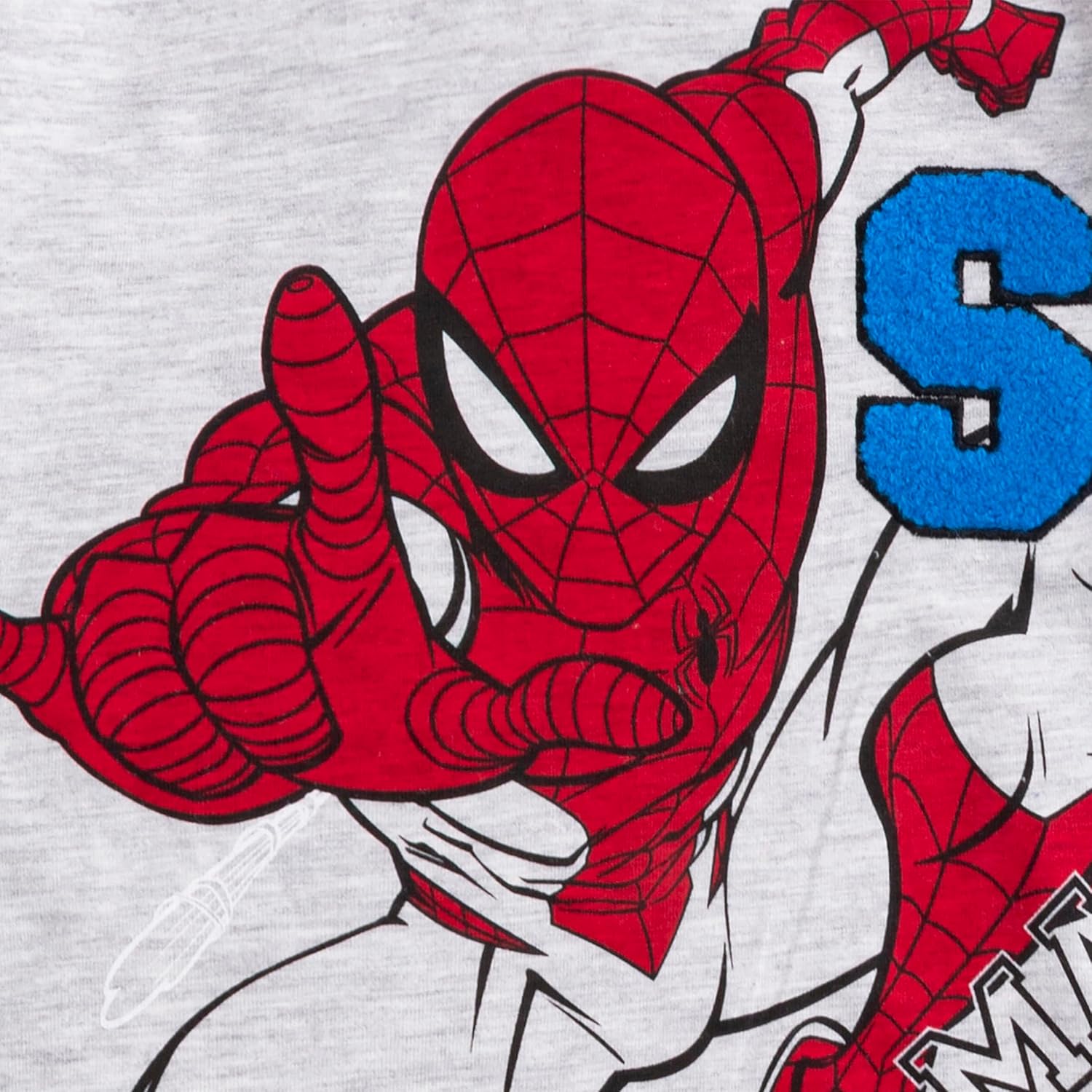 Marvel Spider-Man Boys Sherpa Lined Hooded Vest, Fleece Pants, and Crewneck Top 3 Piece Set for Infant to Toddlers - Image 6