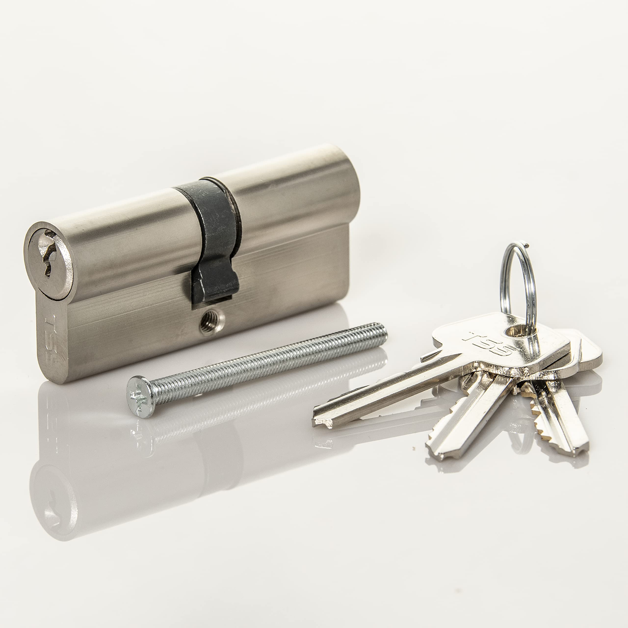 Satin Chrome Euro Cylinder Lock