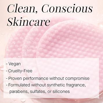 ARCONA Raspberry Clarifying Pads - Raspberry Extract, Witch Hazel, Salicylic Acid + Tea Tree Extracts Cleanse, Clarify + Protect Skin - 45 Pads, Made in The USA