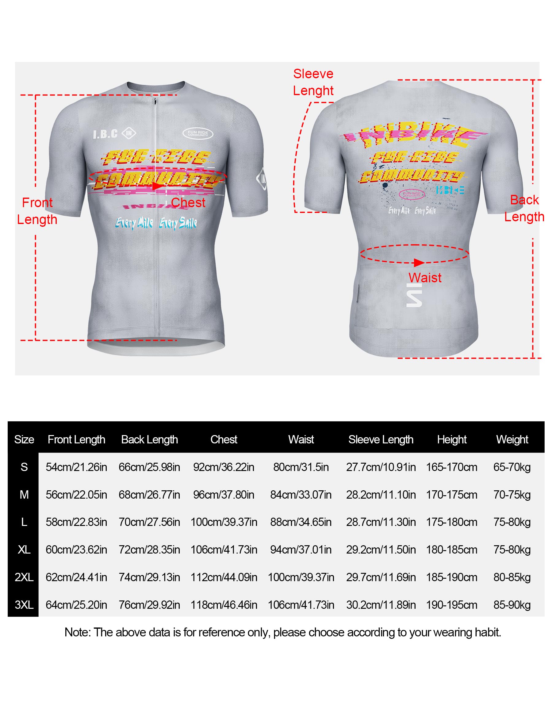 INBIKE Maillot Ciclismo Hombre Verano Manga Corta con 3 Bolsillos Transpirable Elástico UV-Protect Secado rápido WC584