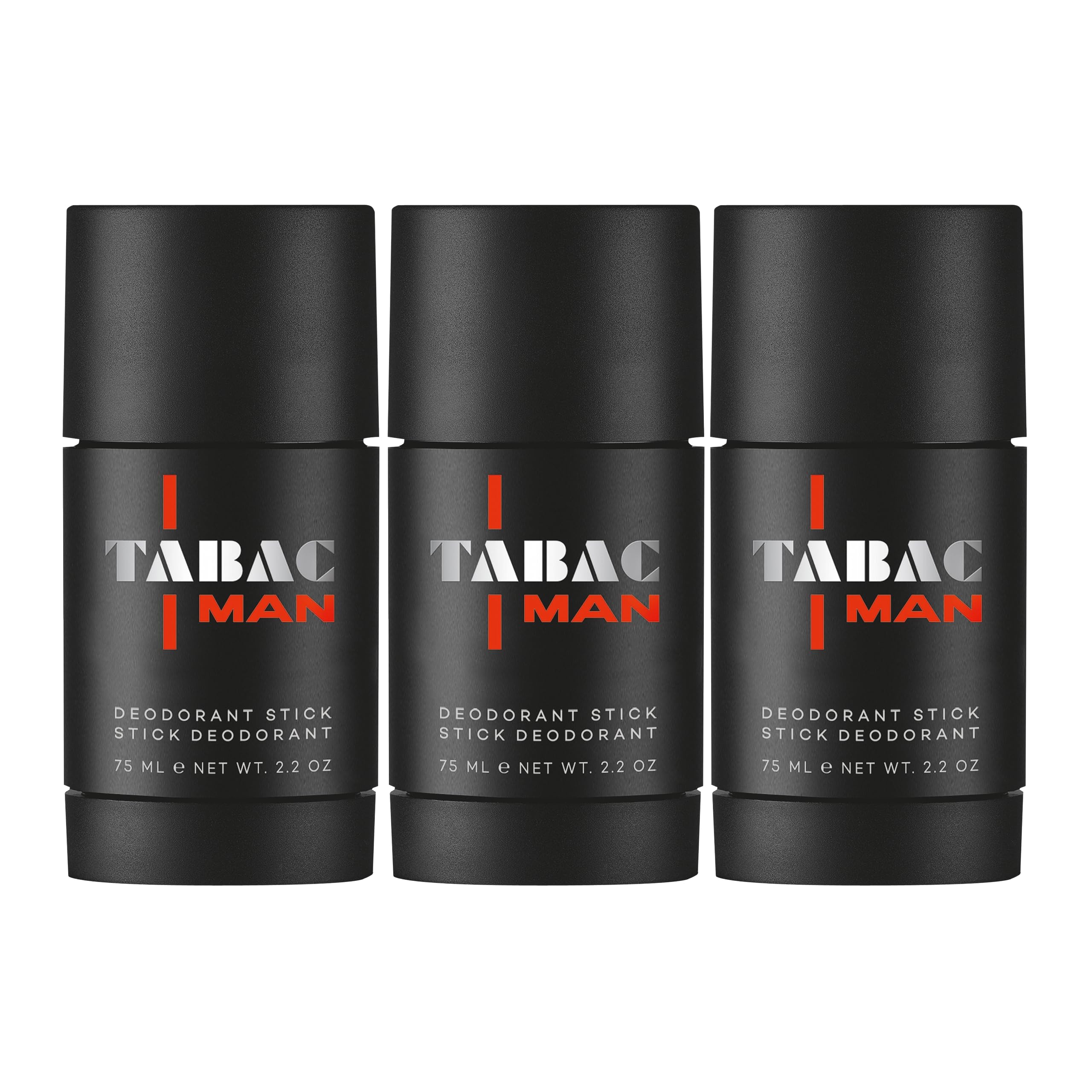 Tabac® Man | Vorteilspack: Deodorant Stick - kraftvoll-maskuliner Duft mit intensiv würziger Ausstrahlung | 3x 75g Deodorant Stick