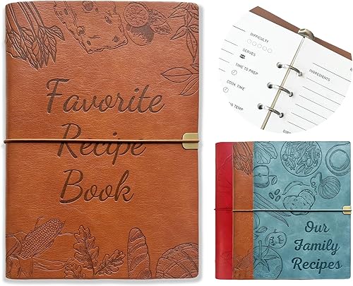 Recipe Book to Write in Your Own Recipes - Anniversary Gifts For Wife