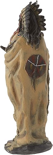 Miniatura 3 de StealStreet SS-G-11358 Figura decorativa india coleccionable de guerrero nativo americano