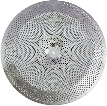 Low Volume China Cymbal, 18 Inches Practice Quiet Cymbal 18'', Matte Silver
