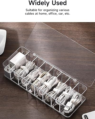 Miniatura 3 de 25 bridas de silicona para cables, lazos reutilizables para organizar cables, cinta organizadora multiusos para auriculares, computadora, cargador,