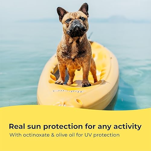 Miniatura 5 de Gentle Creatures Protector solar para perros, SPF 30+ con vitamina E hidratante para la piel y aceite de oliva, sin óxido de zinc, seguro para todos