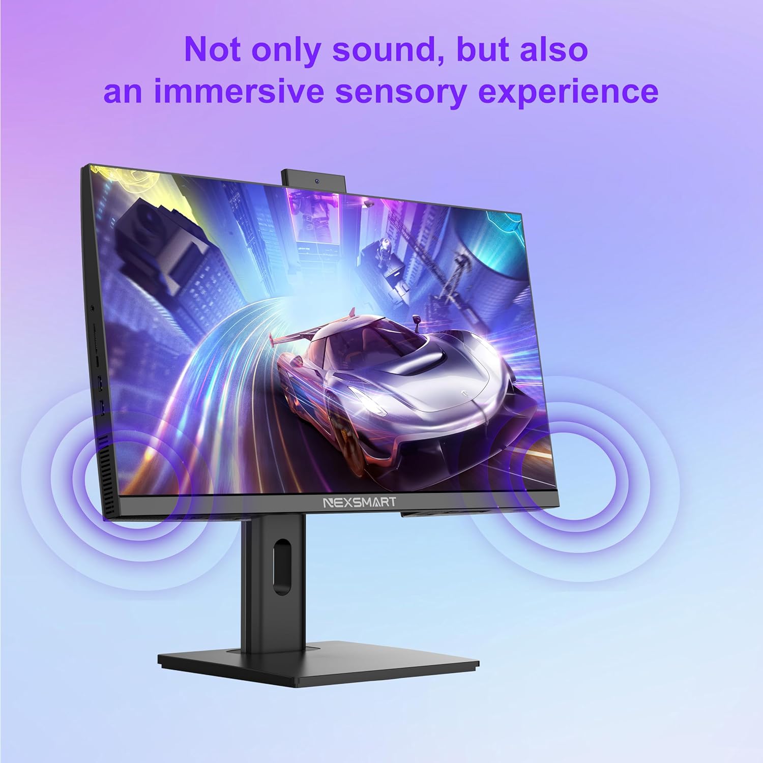 Desktop Computer All-in-one PC N100 (Up to 3.40Ghz) 23.8-inch FHD Display All-in-one Desktop Computer 8GB RAM 512GB ROM SSD,Dual-band WiFi Bluetooth Webcam Mouse and KB Liftable & Rotatable Screen NX9PRO All- in-One PC image 9 of 12 B0D143TNPD