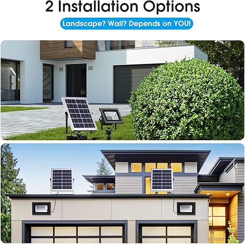 Miniatura 7 de SunBonar Luces solares para exteriores del atardecer al amanecer, reflector solar de aluminio duradero de 6000 K con interruptor de