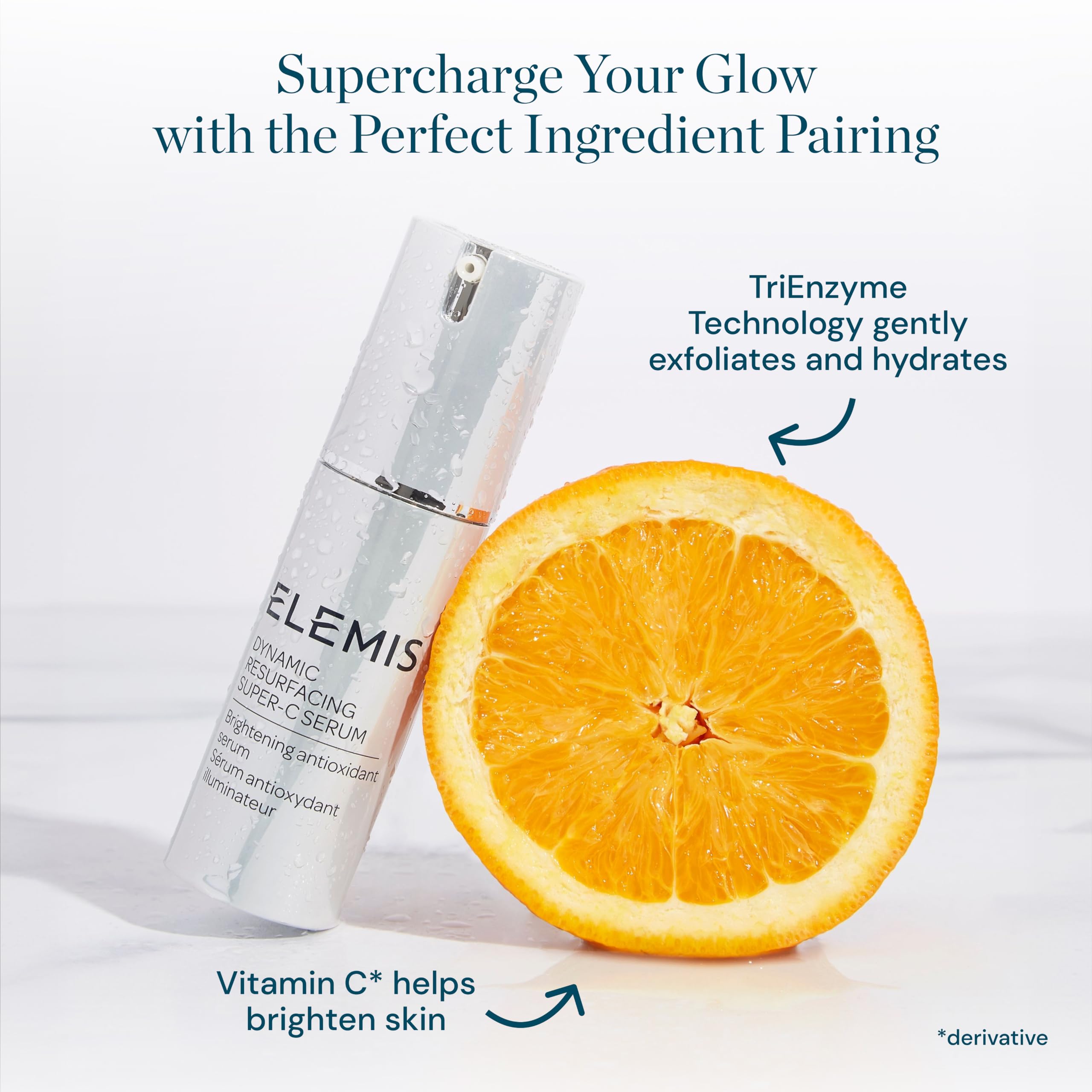 ELEMIS Dynamic Resurfacing Super-C Serum, rozjaśniające antyoksydacyjne serum z witaminą C uszlachetnia i rozświetla, łączy w sobie Radiance Actives i technologię trienzymatyczną, aby skóra wyglądała