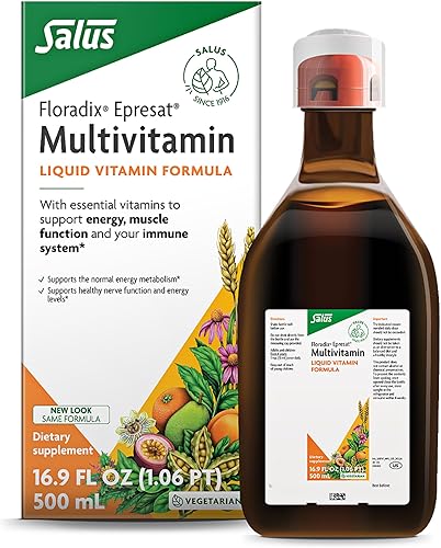 Miniatura 9 de Floradix, Epresat - Multivitamínico líquido vegetariano para adultos para la salud general, 8.5 onzas líquidas
