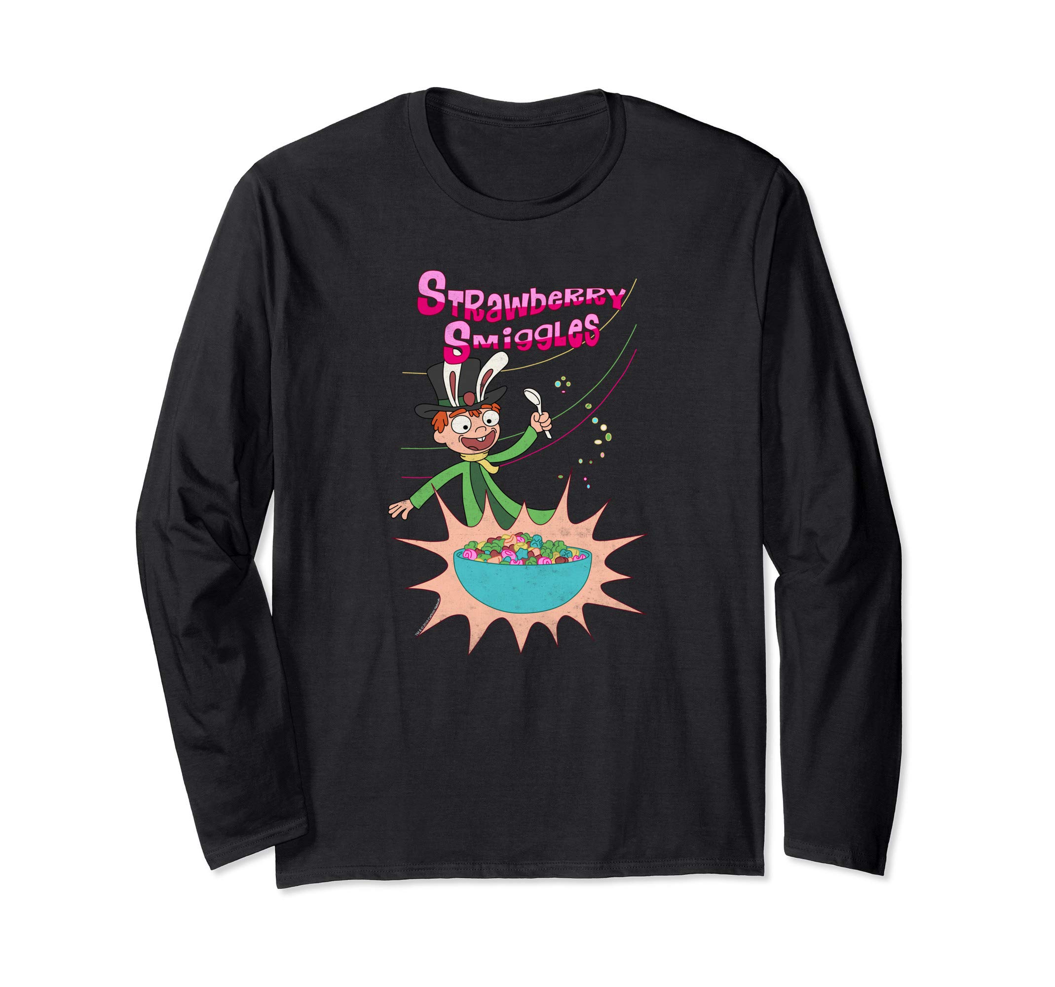 RICK AND MORTYStrawberry Smiggles Long Sleeve T-Shirt