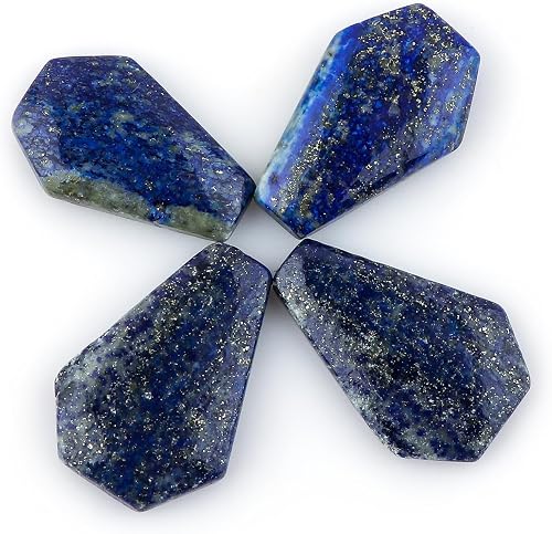 CRYSTALIS Lapis Lazuli (4pcs) (25-35mm) Wholesale Natural Coffins, Loose Gemston