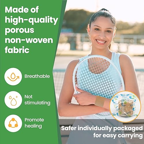 Vista 10 de Paquete de 6 vendajes autoadhesivos 2 pulgadas × 5 yardas, vendaje cohesivo transpirable para heridas, vendaje elástico médico para mascotas