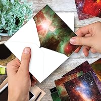 Vista 6 de The Best Card Company - 20 tarjetas de notas en blanco en caja (4 x 5.12 pulgadas) - Divertidos patrones surtidos (10 diseños, 2 de cada uno)