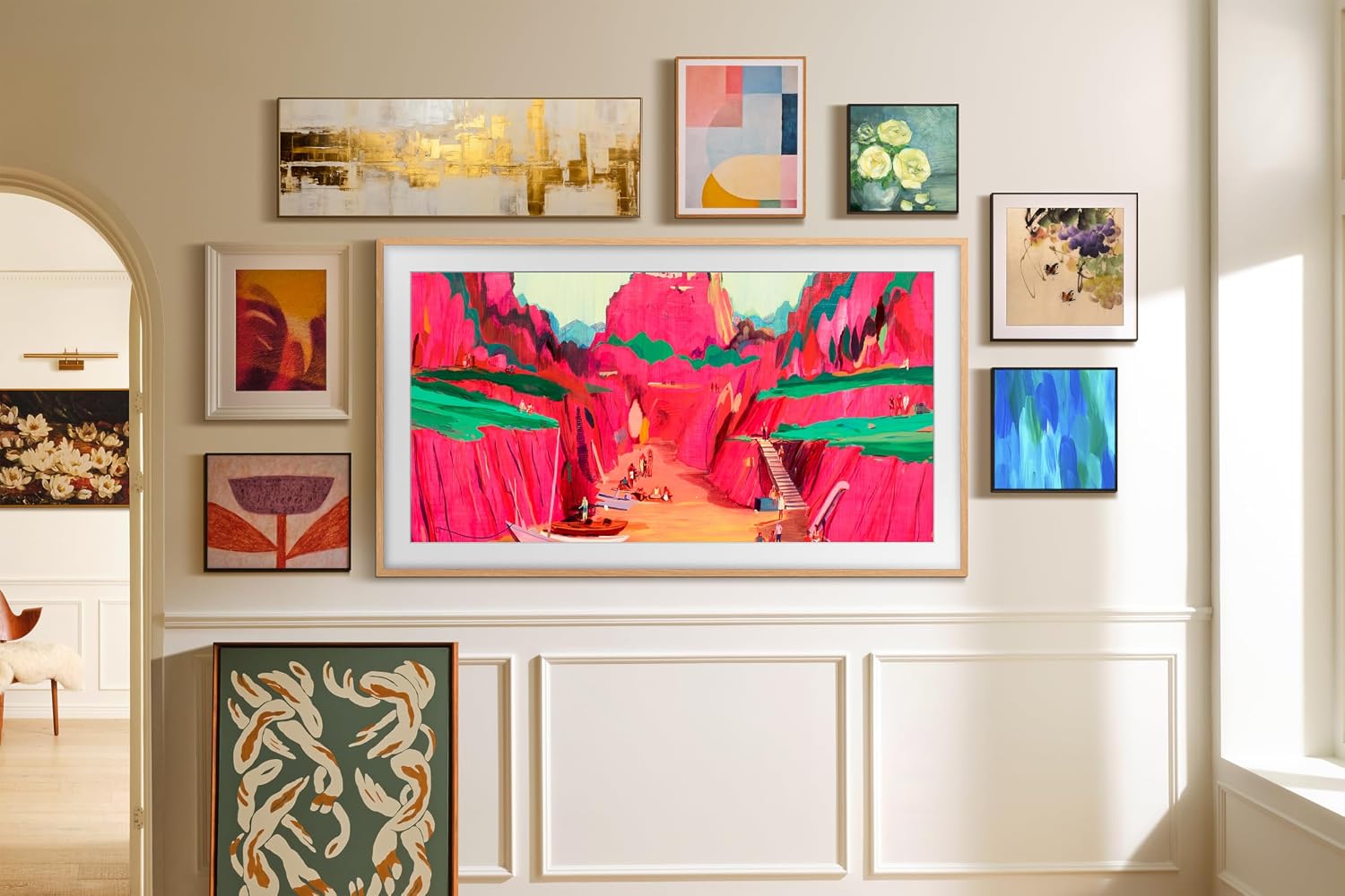 Samsung 65 inç The Frame Pro LS03FW 4K Neo QLED Sanat Modu Vision AI Smart TV (2025)