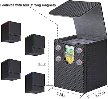 トレーディングカード用　デッキケース　黒　ブラック　16個セット　まとめ売り Amazon.co.jp: WPGEAR トレーディングカード用デッキケースセット 合計