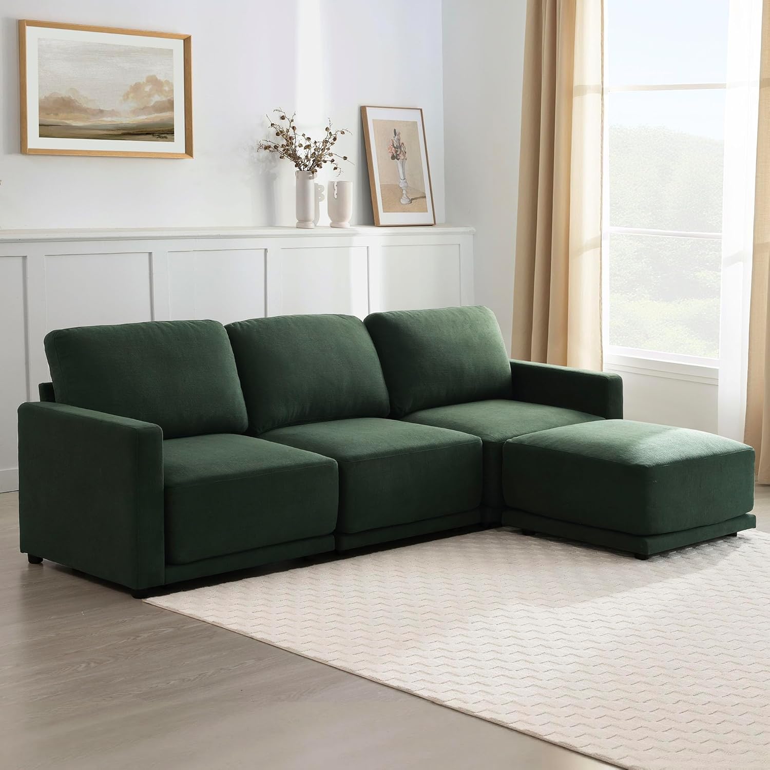 112″ Modular Sectional Couches for Living Room, L-Shaped