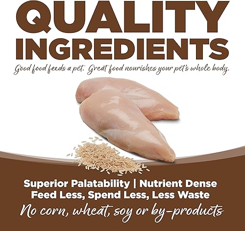 Miniatura 3 de NutriSource Pure Vita - Alimento para perros, hecho con pollo y arroz integral, con granos saludables, 25 libras, alimento seco para perros