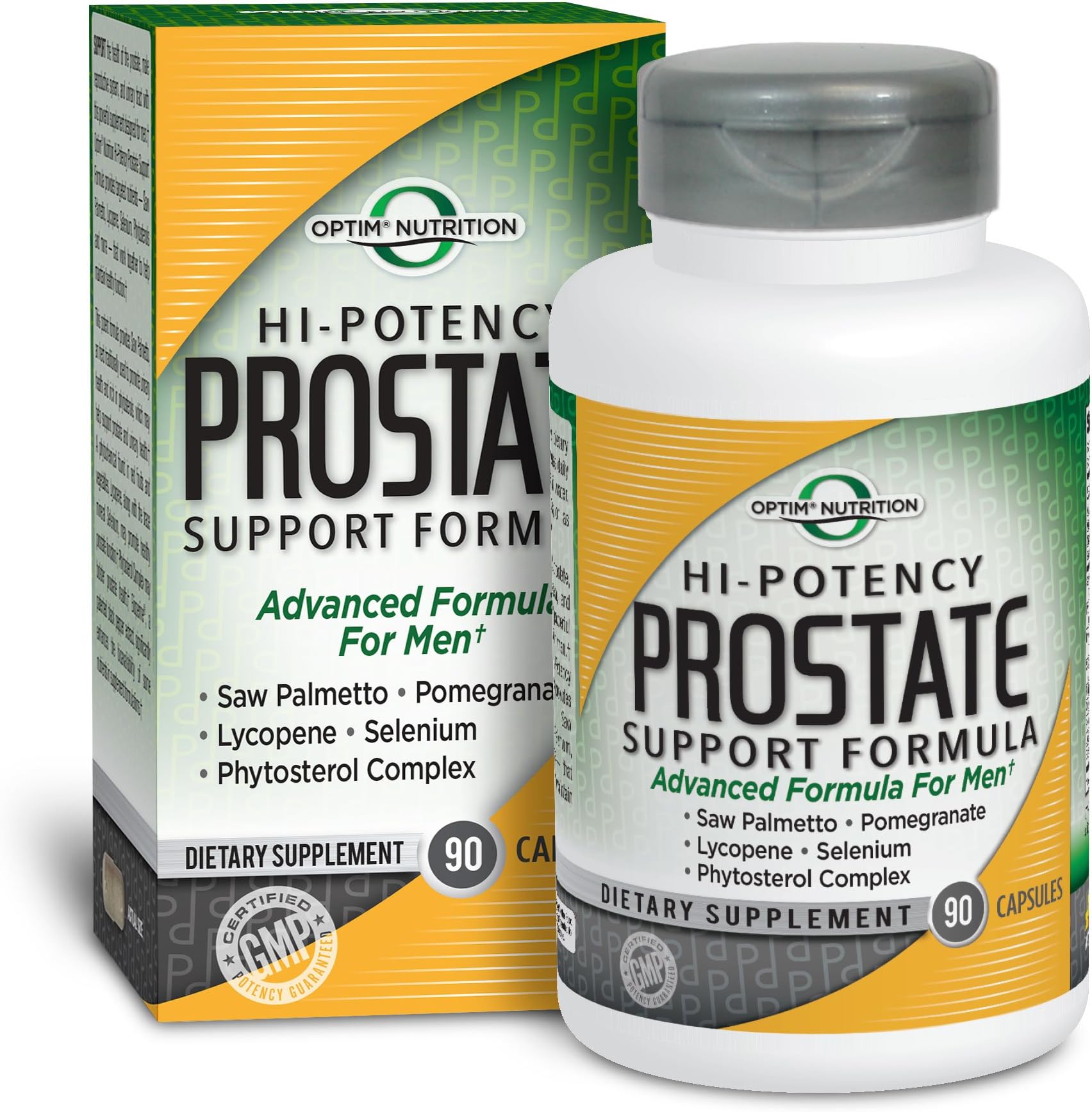 Prostate Support Formula for Men with Saw Palmetto Selenium Vitamin E Lycopene for Healthy Prostate Health (90 Capsules)