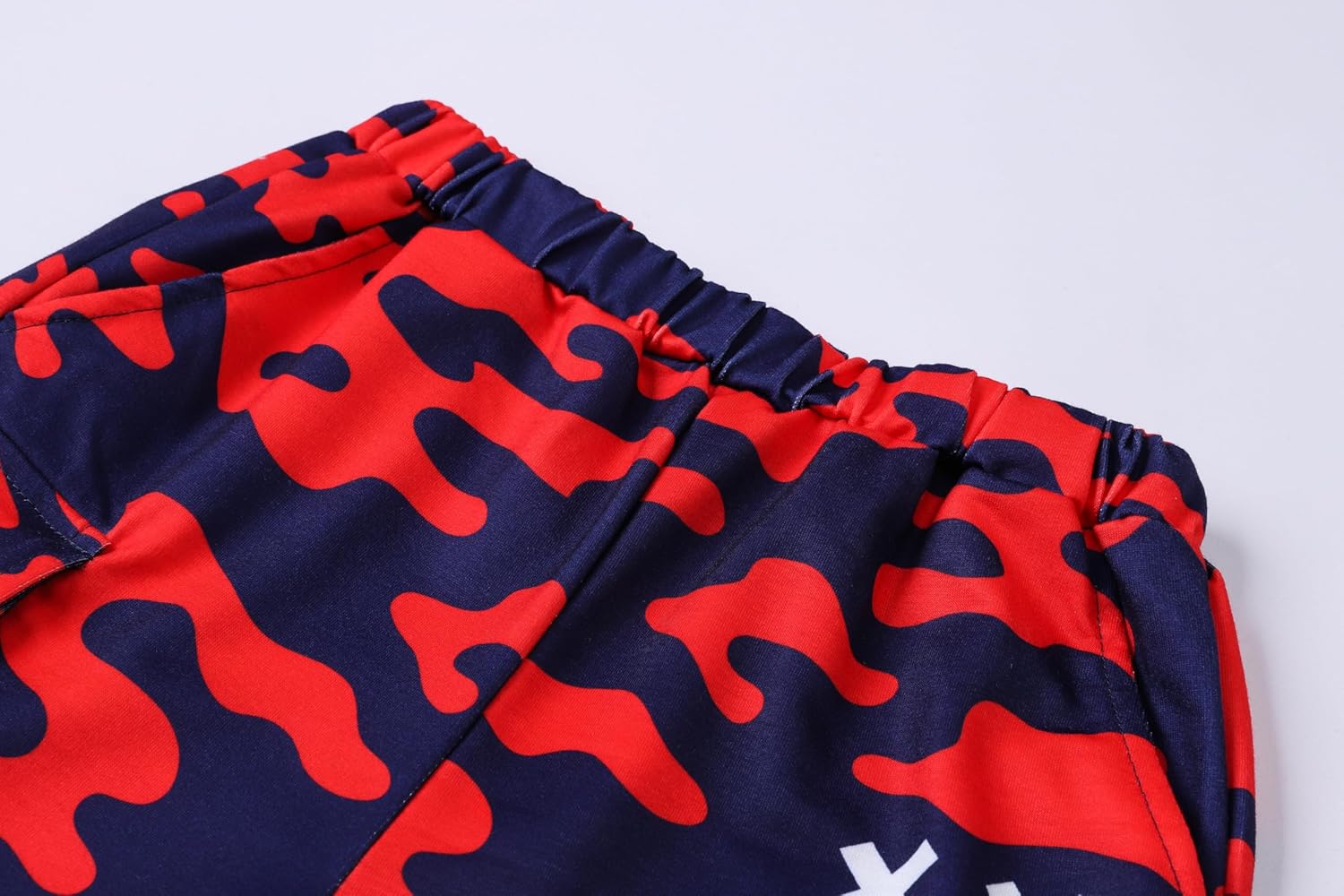 Boys Summer Clothes 2PCS Color Block Hooded Sleeveless Tee Tops & Camo Shorts Set Teen Boys Outfits Size 6-12Y - Image 8