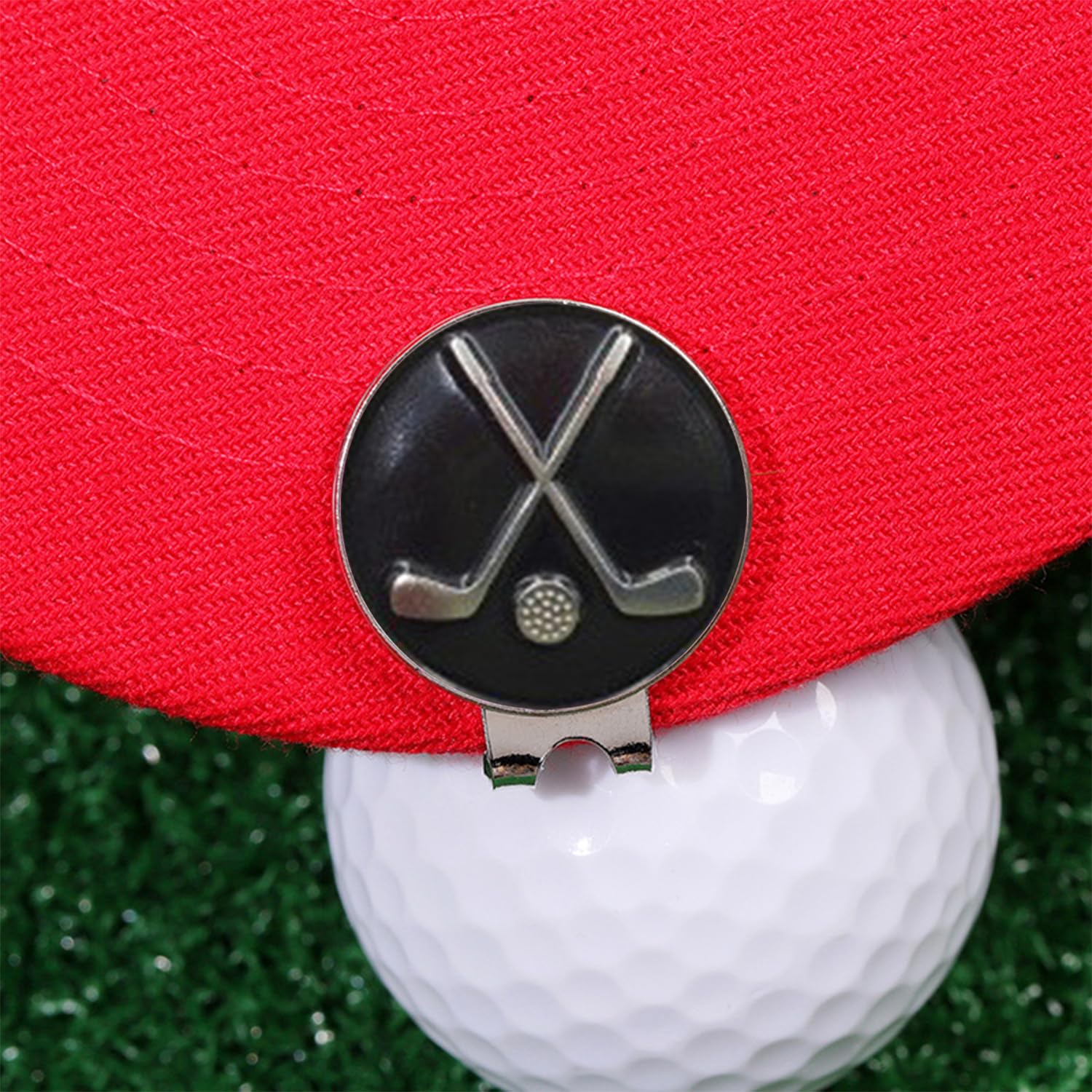3 Clips De Fijación De ala, Accesorios Interesantes, Marcadores De Bolas, Diseño De Patrones De Moda, Adecuados para Césped De Golf, Marcadores De Sombreros para Herramientas.