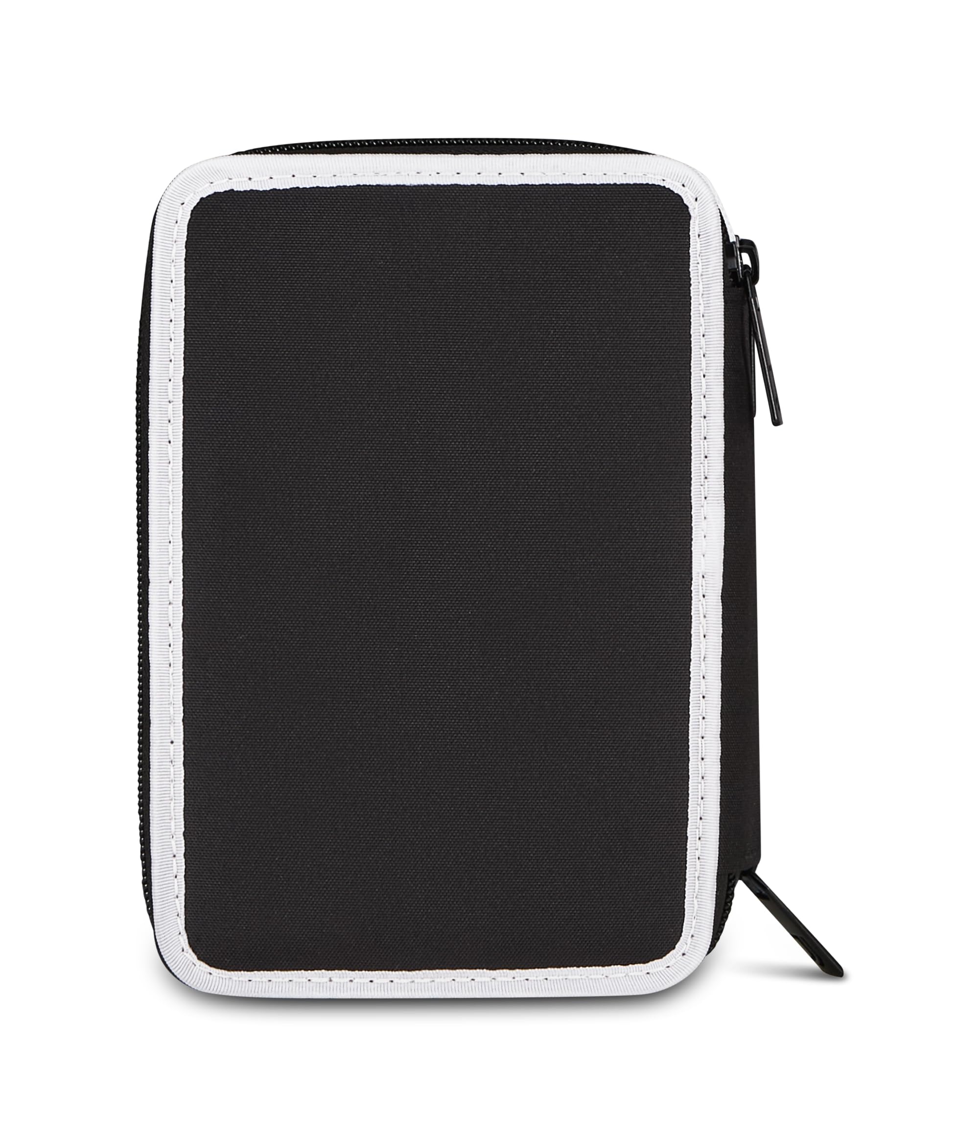 Seven Juventus Astuccio 3 Zip, Triplo Scomparto, Completo di Matite, Pennarelli, Colori, Accessori Zaino, Elementari, Medie, Bianconeri, Ragazze e Ragazzi, bianco/nero