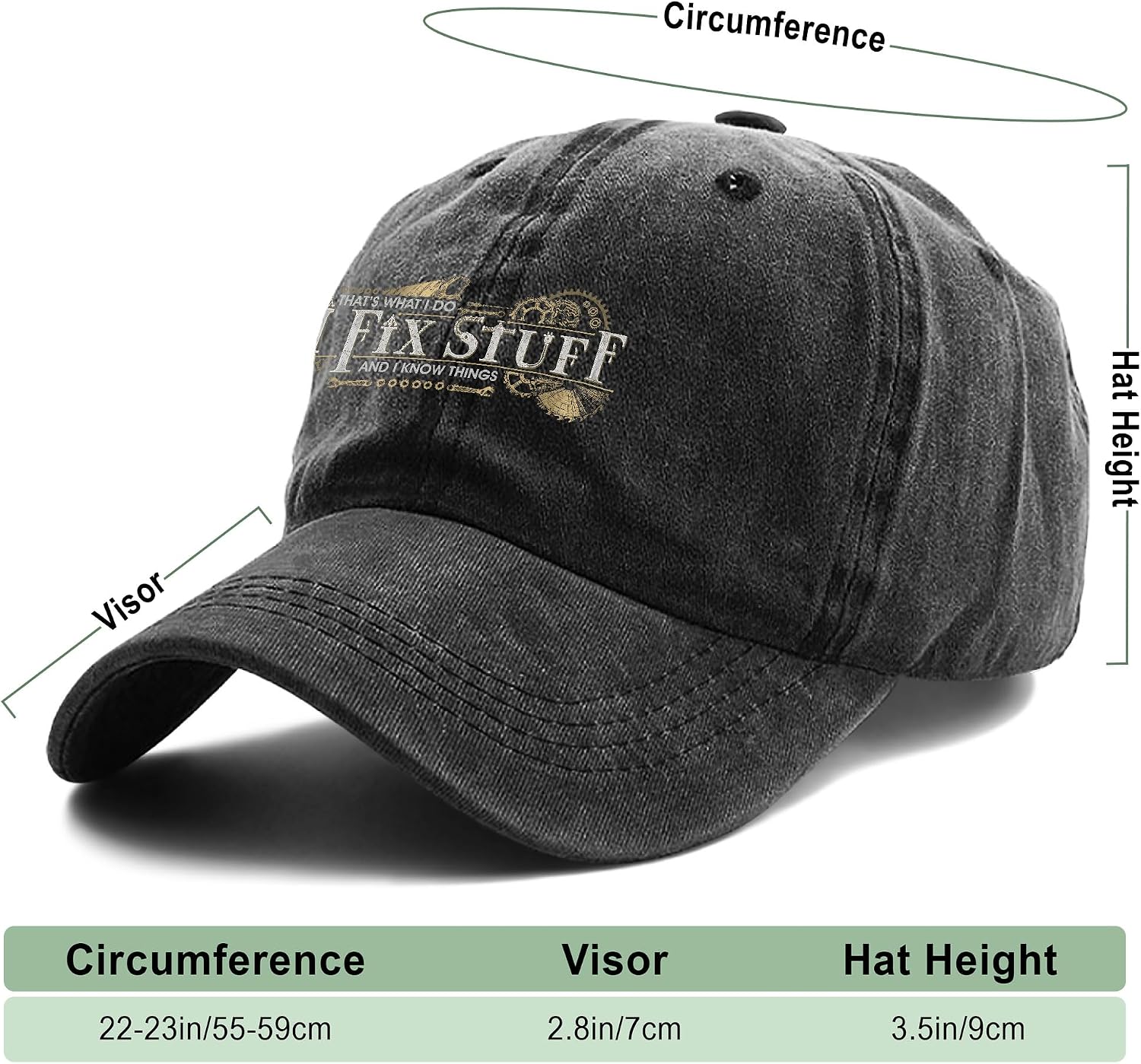 I Fix Stuff and Know Things Hat for Men, I Fix Things and I Know Stuff Hat, I Fix Things Hat 7