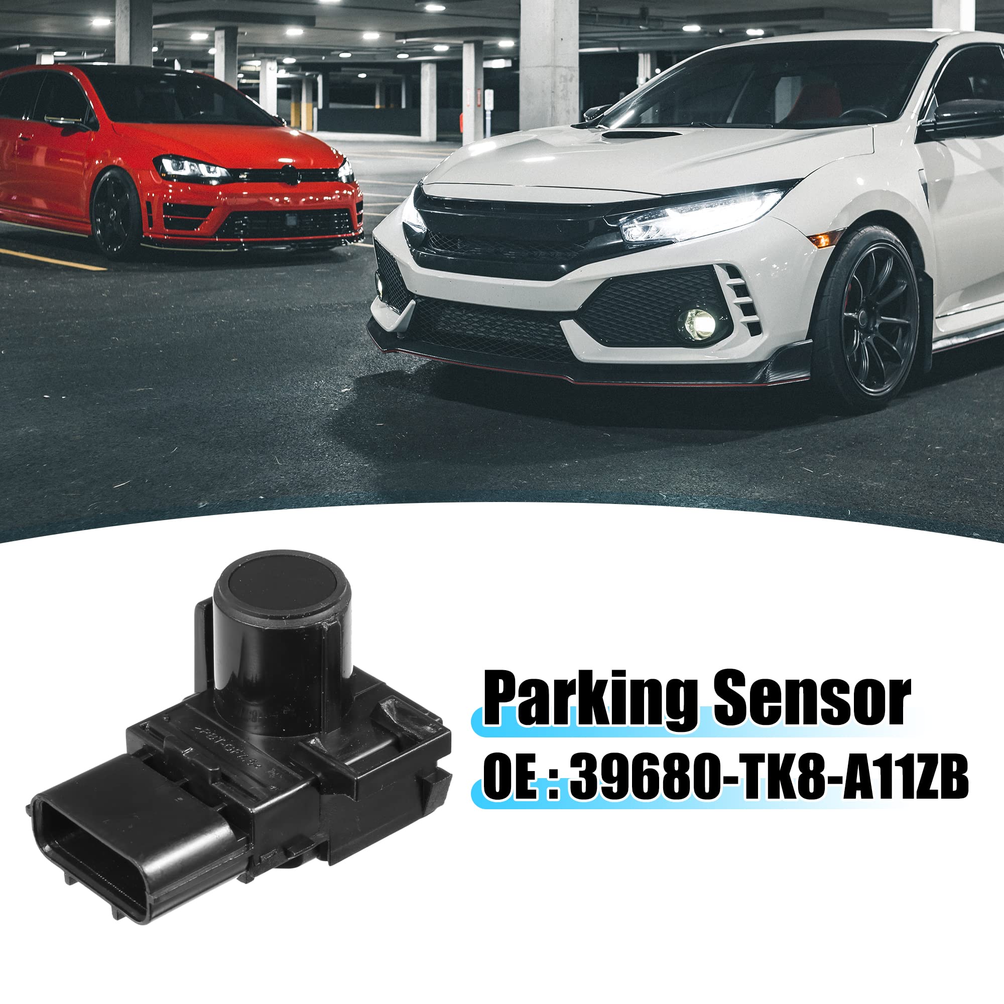 X AUTOHAUX 1 Pcs Reverse Parking Assist Sensor for Honda Odyssey 2011 for Honda Accord Pilot 2008-2015 39680-TK8-A11-ZB