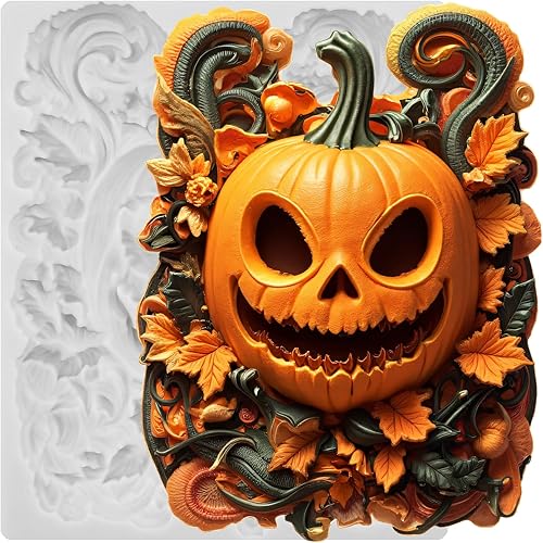 Miniatura 19 de Molde de silicona con calavera de Halloween, moldes de chocolate para decoración de pasteles, decoración de cupcakes, pasta de goma de arcilla de